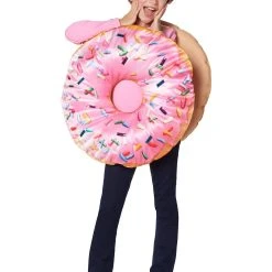 Spirit Halloween Kids Sprinkled Pink Donut Costume