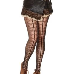 Spirit Halloween Steampunk Crochet Tights