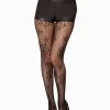 Spirit Halloween Witch Pentagram Fishnet Tights