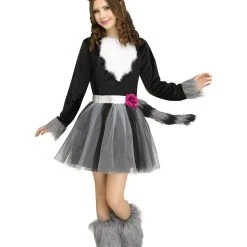 Spirit Halloween Kids Raccoon Dress Costume