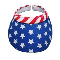 Spirit Halloween Stars and Stripes Visor
