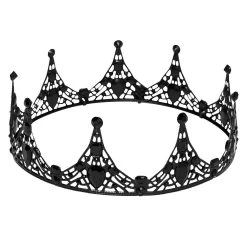 Spirit Halloween Black Skeleton Crown