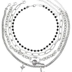 Spirit Halloween '80s Layering Choker Necklaces