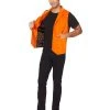 Spirit Halloween Adult Orange Vest