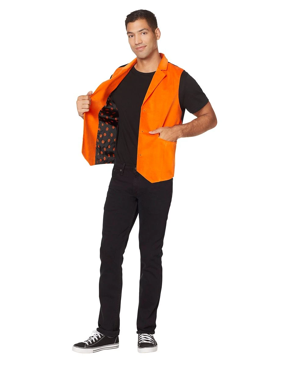 Spirit Halloween Adult Orange Vest 1 Spirit Halloween Adult Orange Vest