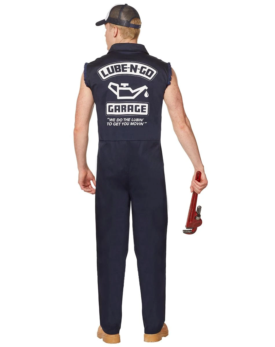 Spirit Halloween Adult Lube-N-Go Garage Mechanic Jumpsuit 2 Spirit Halloween Adult Lube-N-Go Garage Mechanic Jumpsuit - Image 2