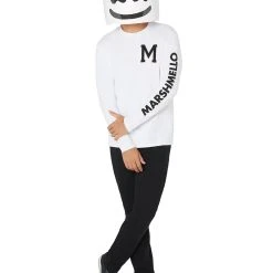 Spirit Halloween Adult Marshmello Costume -Cheap Trick Or Treat Hub Store 01505759 d