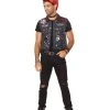 Spirit Halloween Adult Denim Punk Vest