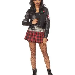 Spirit Halloween Girl Gang Punk Jacket -Cheap Trick Or Treat Hub Store 01506450 c