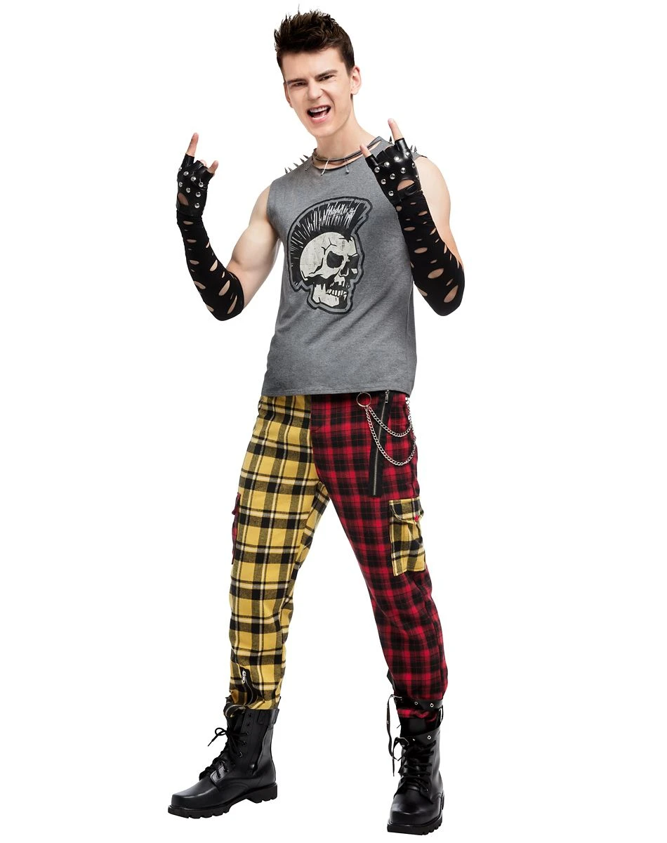 Spirit Halloween Adult Punk Rock Rebel Costume 1 Spirit Halloween Adult Punk Rock Rebel Costume
