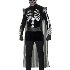 Spirit Halloween Adult Skeleton King Costume