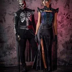 Spirit Halloween Adult Skeleton King Costume -Cheap Trick Or Treat Hub Store 01507565 c