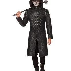 Spirit Halloween Men's Skeleton Royalty Jacket