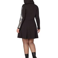 Spirit Halloween Adult Skeleton Hooded Plus Size Dress -Cheap Trick Or Treat Hub Store 01508266 b