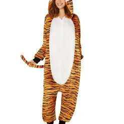 Spirit Halloween Adult Tiger Union Suit