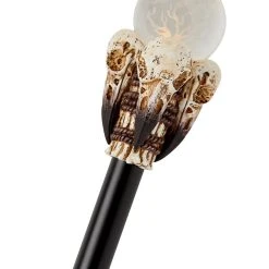 Spirit Halloween Light-up Raven and Ball Staff -Cheap Trick Or Treat Hub Store 01513613 c