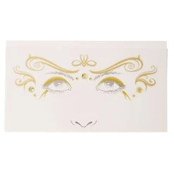 Spirit Halloween Gold Roman Face Decals