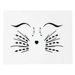 Spirit Halloween Gemstone Cat Face Decals -Cheap Trick Or Treat Hub Store 01515204 c