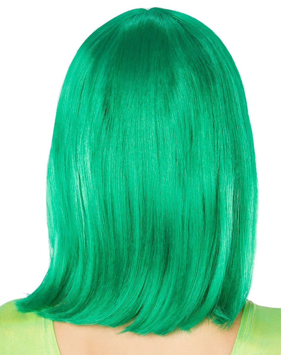 Spirit Halloween Green Pageboy Wig 2 Spirit Halloween Green Pageboy Wig - Image 2