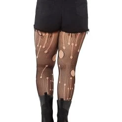 Spirit Halloween Distressed Plus Size Tights -Cheap Trick Or Treat Hub Store 01520170 d