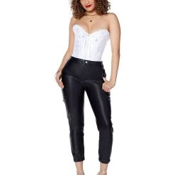 Spirit Halloween White Lace Royal Corset -Cheap Trick Or Treat Hub Store 01521699 c