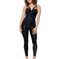 Spirit Halloween Adult Mesh Buckle Corset -Cheap Trick Or Treat Hub Store 01521947 c