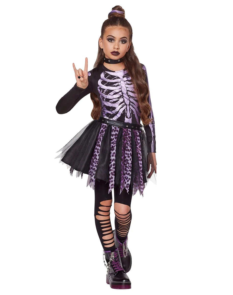 Spirit Halloween Kids Punk Skeleton Costume 1 Spirit Halloween Kids Punk Skeleton Costume