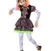 Spirit Halloween Kids Neon Broken Doll Costume