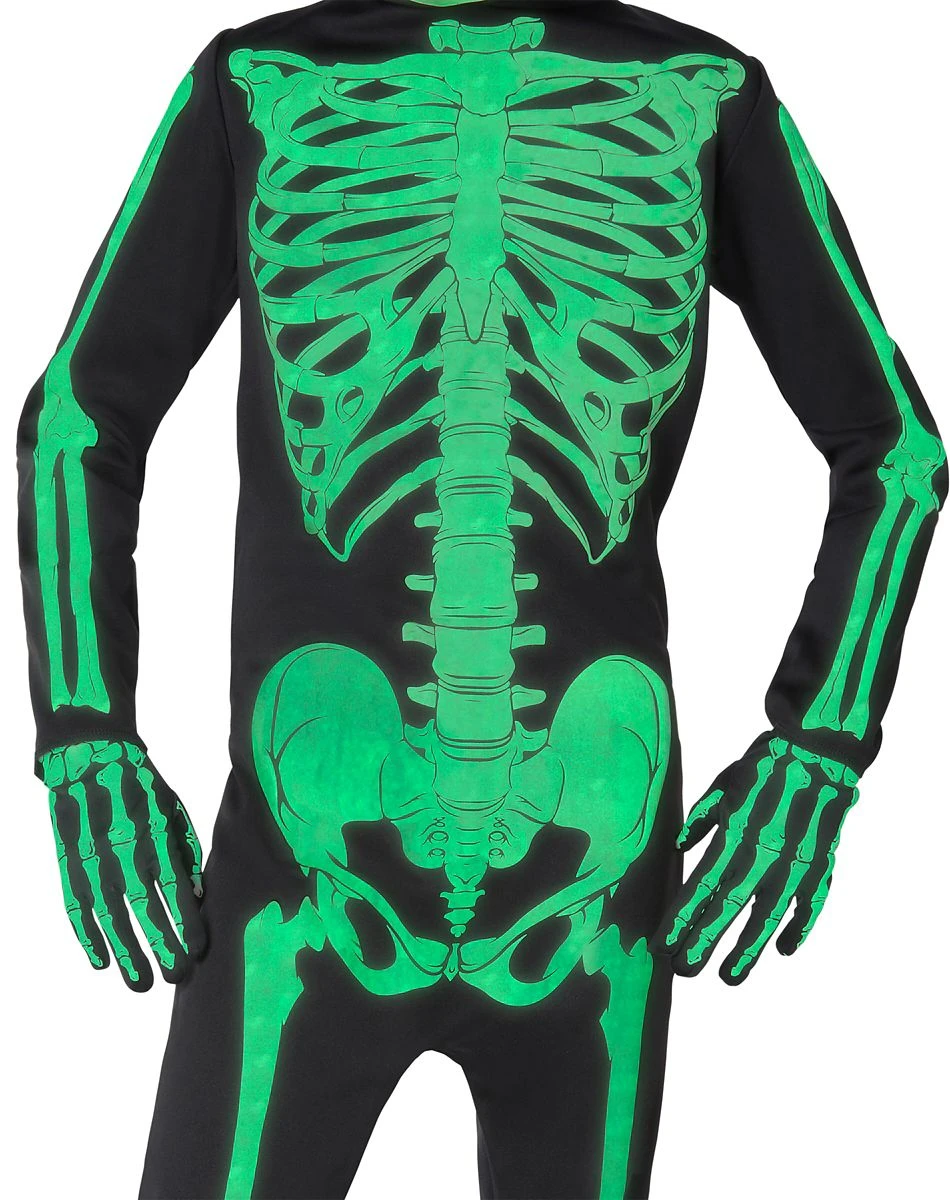 Spirit Halloween Kids Glow Skeleton Costume 2 Spirit Halloween Kids Glow Skeleton Costume - Image 2