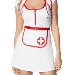 Spirit Halloween Adult Fierce Nurse Costume -Cheap Trick Or Treat Hub Store 01525898 c