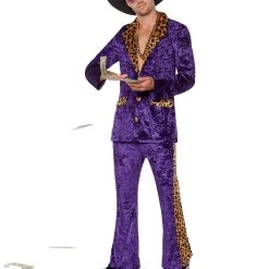 Spirit Halloween Adult Pimp Plus Size Costume -Cheap Trick Or Treat Hub Store 01526029 c