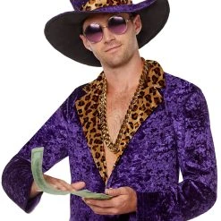 Spirit Halloween Adult Pimp Plus Size Costume -Cheap Trick Or Treat Hub Store 01526029 d