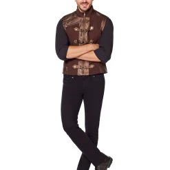 Spirit Halloween Brown Steampunk Vest -Cheap Trick Or Treat Hub Store 01526474 c