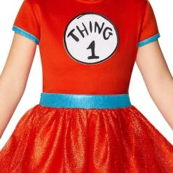 Spirit Halloween Toddler Thing 1 and Thing 2 Dress Costume – Dr. Seuss -Cheap Trick Or Treat Hub Store 01527456 c