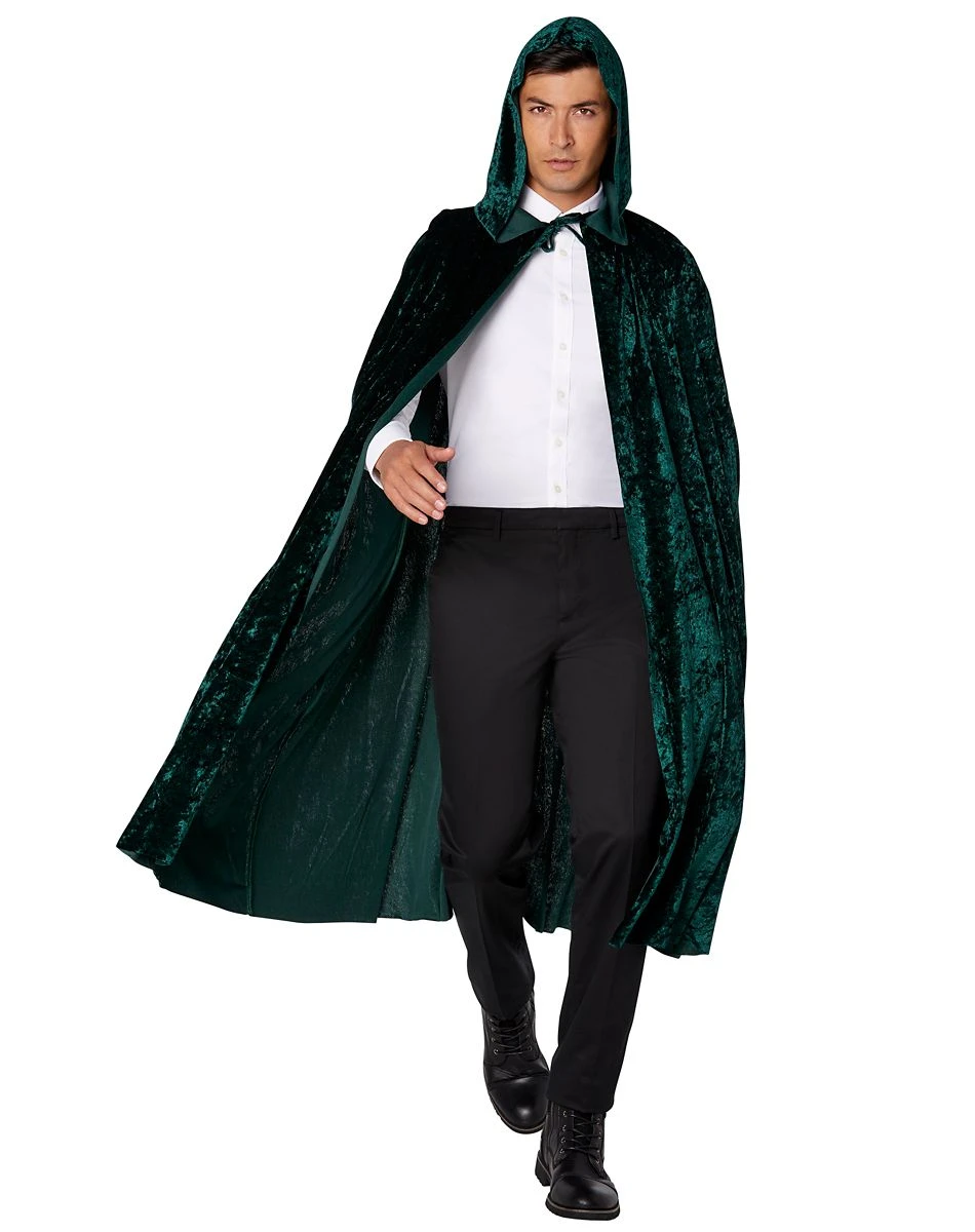 Spirit Halloween Emerald Hooded Cape 1 Spirit Halloween Emerald Hooded Cape