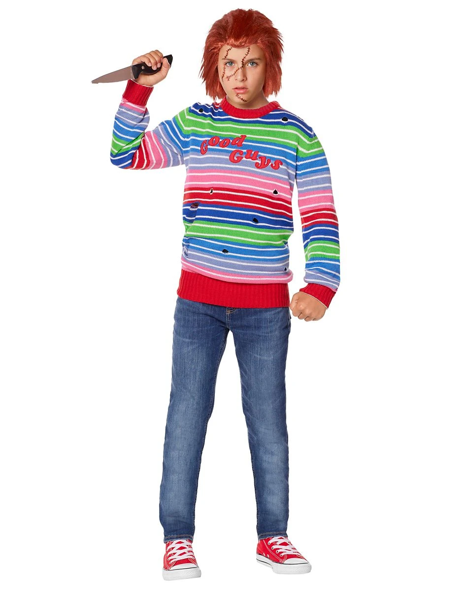 Spirit Halloween Kids Chucky Good Guys Costume Kit 1 Spirit Halloween Kids Chucky Good Guys Costume Kit