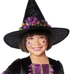 Spirit Halloween Toddler Sparkling Witch Costume -Cheap Trick Or Treat Hub Store 01529031 c