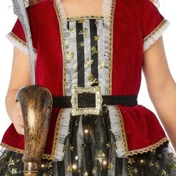 Spirit Halloween Kids Light-Up Pretty Pirate Costume -Cheap Trick Or Treat Hub Store 01529718 c