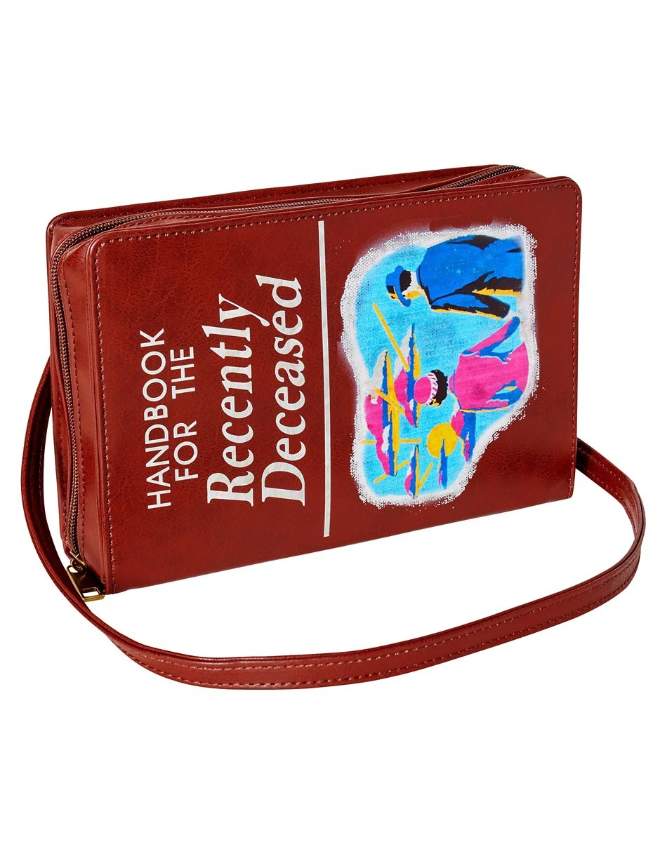 Spirit Halloween Recently Deceased Crossbody Bag - Beetlejuice 1 Spirit Halloween Recently Deceased Crossbody Bag - Beetlejuice