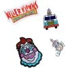 Spirit Halloween Killer Klowns From Outer Space Pin and Patch Set