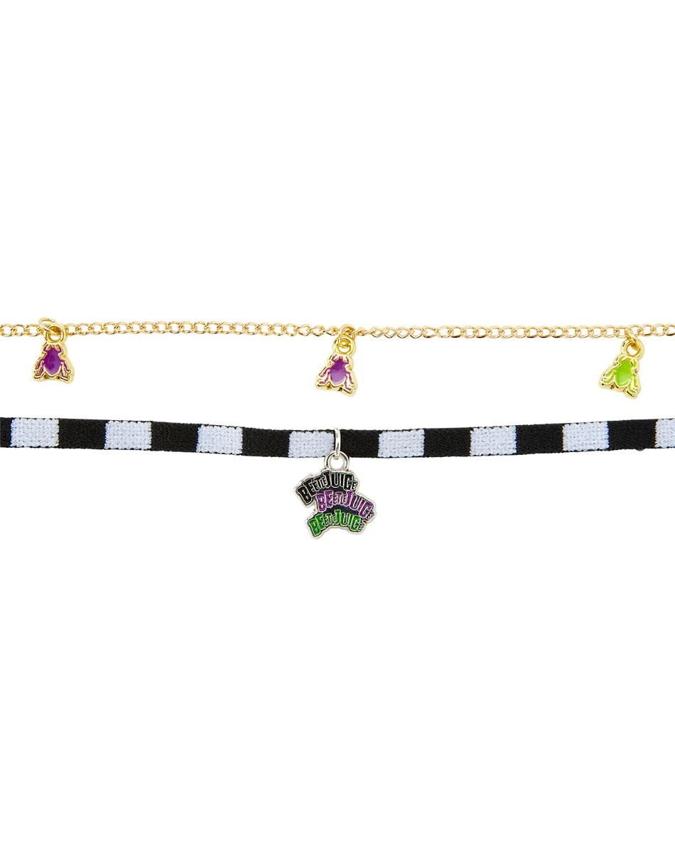 Spirit Halloween Beetlejuice Choker Necklace 2 Spirit Halloween Beetlejuice Choker Necklace - Image 2