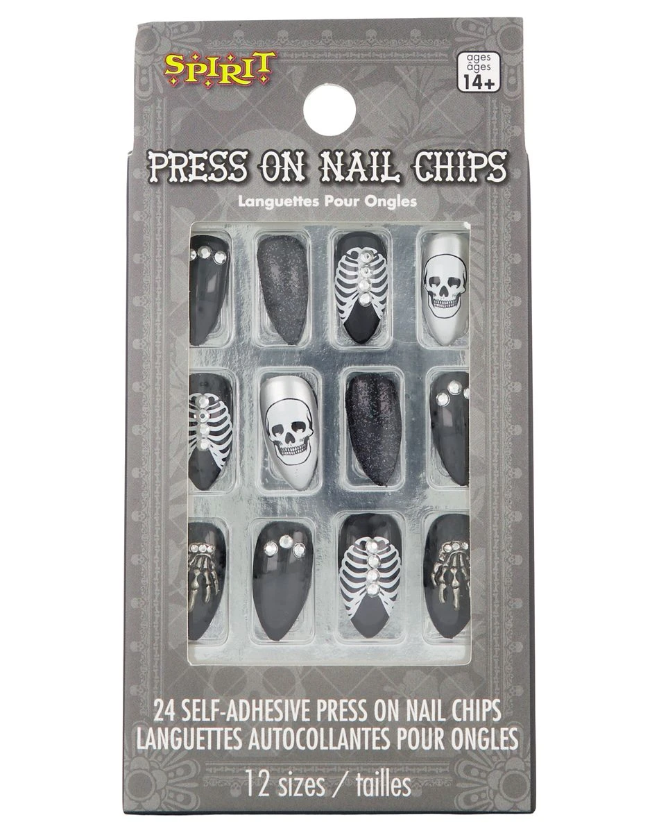 Spirit Halloween Skeleton Press On Nails 2 Spirit Halloween Skeleton Press On Nails - Image 2