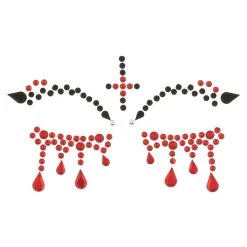 Spirit Halloween Jewel Vampire Face Decal