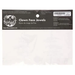 Spirit Halloween Scary Clown Face Decal -Cheap Trick Or Treat Hub Store 01531201 c