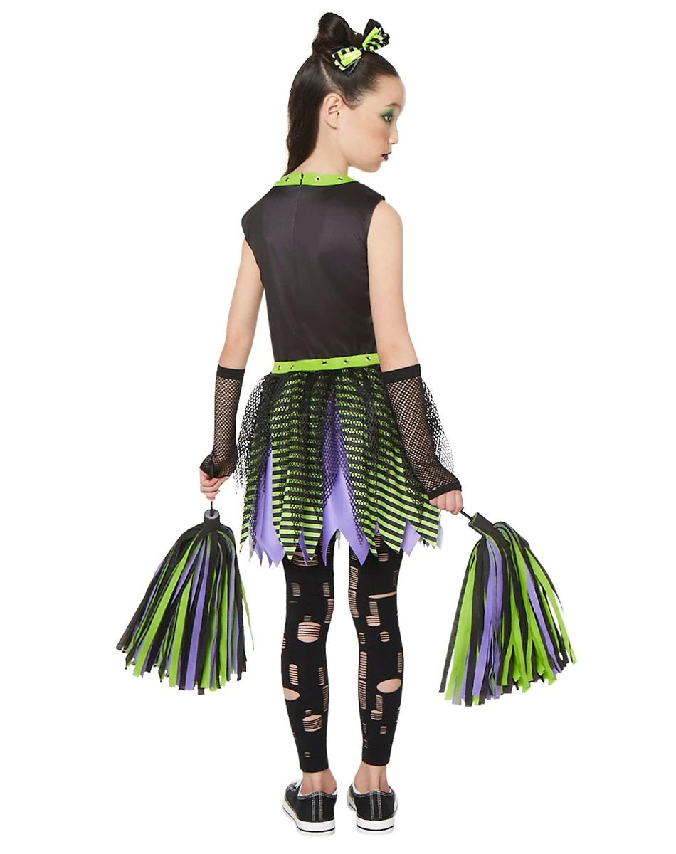 Spirit Halloween Kids Deadly Cheerleader Costume 2 Spirit Halloween Kids Deadly Cheerleader Costume - Image 2