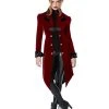 Spirit Halloween Adult Burgundy Vampire Jacket