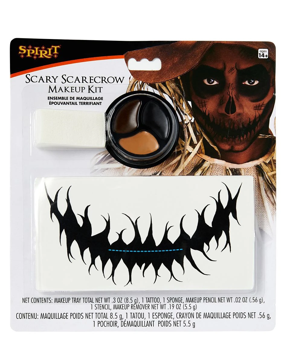 Spirit Halloween Scary Scarecrow Makeup Kit 2 Spirit Halloween Scary Scarecrow Makeup Kit - Image 2