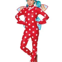 Spirit Halloween Kids Cosmo Bug Costume - Miraculous Ladybug