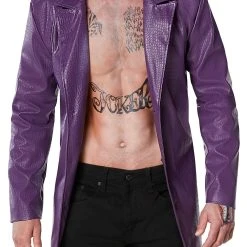Spirit Halloween Adult Joker Jacket - Suicide Squad -Cheap Trick Or Treat Hub Store 01536283 c