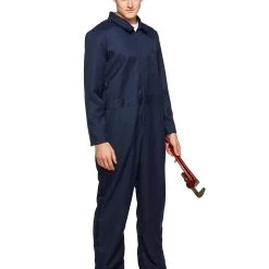 Spirit Halloween Adult Blue Plus Size Jumpsuit